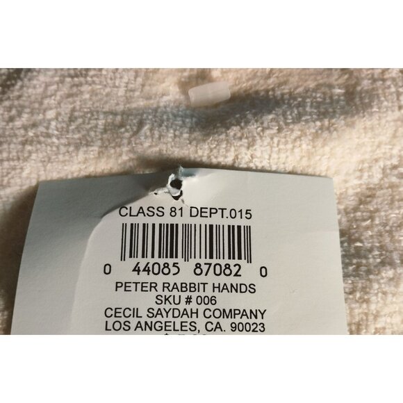 Peter Rabbit Embroidered Hand Towel Easter Seasonal Accents Cotton 26 X 15 New - Picture 6 of 6